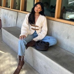 Zara soft belted Cardigan Sweater  (NWT) M